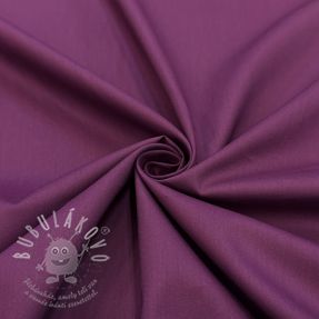 Bavlněná látka s viskózou aubergine
