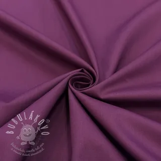 Bavlněná látka s viskózou aubergine