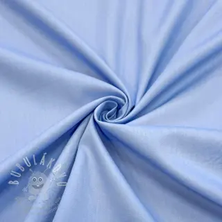 Bavlněná látka s viskózou baby blue