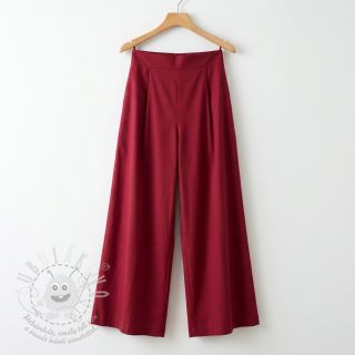 Bavlněná látka s viskózou wine red