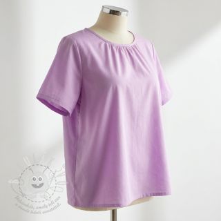 Bavlněná látka s viskózou lilac