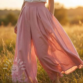 Bavlněná látka s viskózou light rose