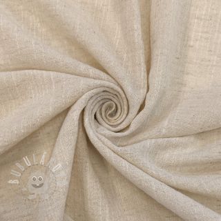 Bavlněná látka se lnem SLUB WASHED natural