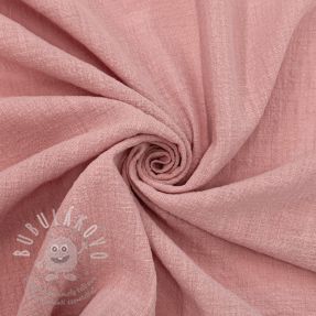 Bavlněná látka SLUB WASHED old rose