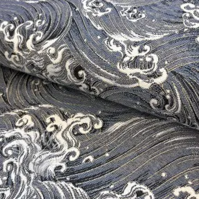 Dekorační látka jacquard Swell allover argent