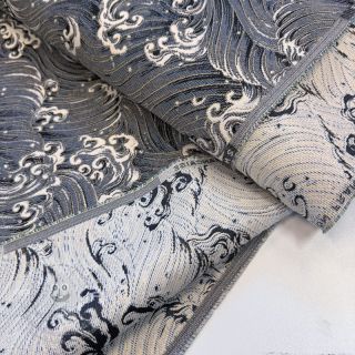 Dekorační látka jacquard Swell allover argent