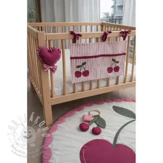 Bavlněná látka Cherries playmat PANEL digital print