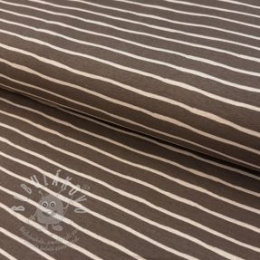 Úplet Stripes taupe