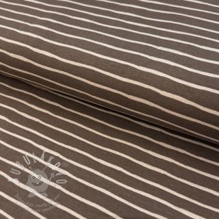 Úplet Stripes taupe