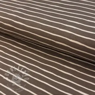 Úplet Stripes taupe