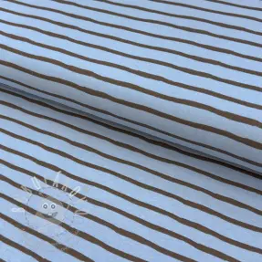Úplet Stripes dusty blue