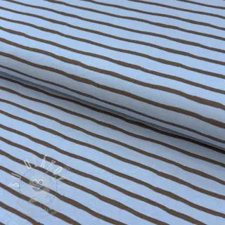 Úplet Stripes dusty blue