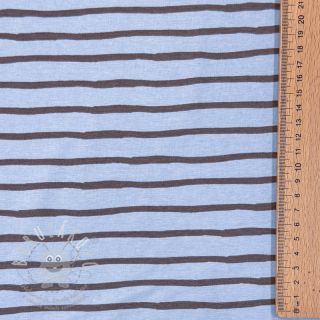 Úplet Stripes dusty blue