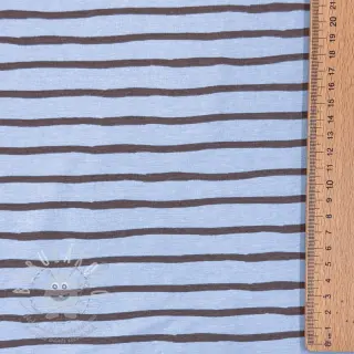 Úplet Stripes dusty blue
