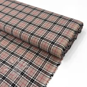 Bavlněná látka LIGHT FLANNEL Check design F