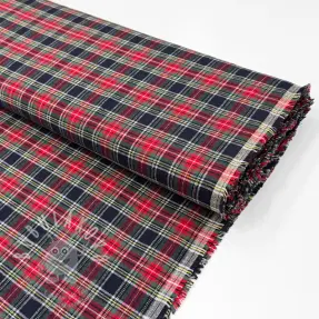 Bavlněná látka LIGHT FLANNEL Check design C