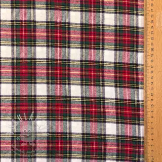 Bavlněná látka LIGHT FLANNEL Check design D
