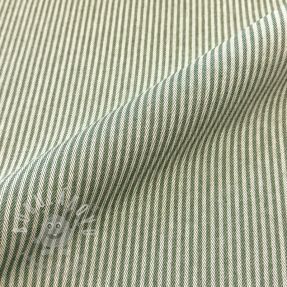 Dekorační látka DOBBY Colored stripe army green