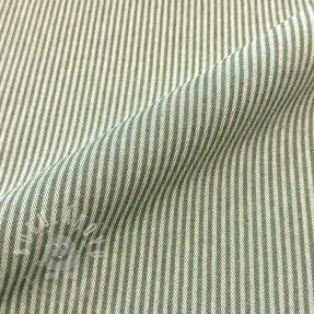 Dekorační látka DOBBY Colored stripe army green