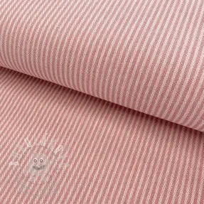 Dekorační látka DOBBY Colored stripe blush