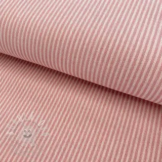 Dekorační látka DOBBY Colored stripe blush