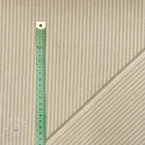 Dekorační látka DOBBY Colored stripe linen