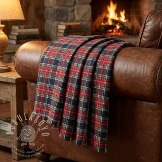 Bavlněná látka LIGHT FLANNEL Check design C