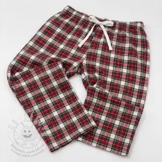 Bavlněná látka LIGHT FLANNEL Check design D