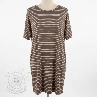 Úplet Stripes taupe