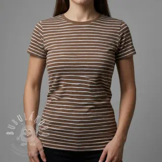 Úplet Stripes dark khaki