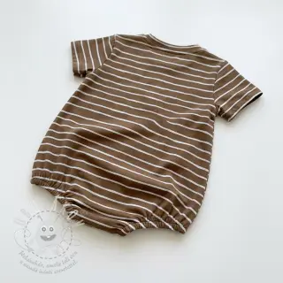 Úplet Stripes dark khaki