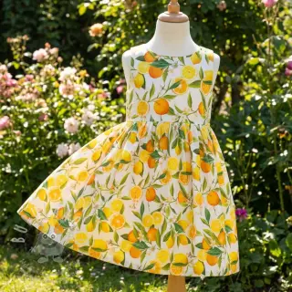 Viskóza RAYON POPLIN Fruity design D