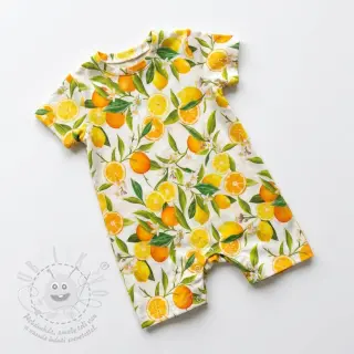 Viskóza RAYON POPLIN Fruity design D