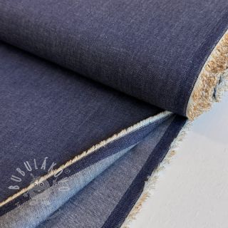 Bavlněná látka JEANS Chambre dark blue