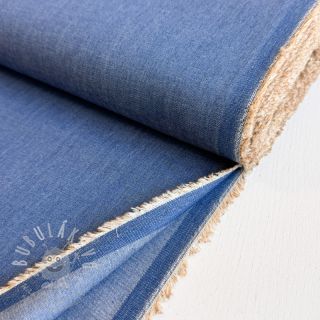 Bavlněná látka JEANS Chambre dark jeans