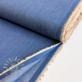 Bavlněná látka JEANS Chambre dark jeans