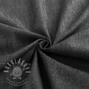 Bavlněná látka JEANS Chambre black
