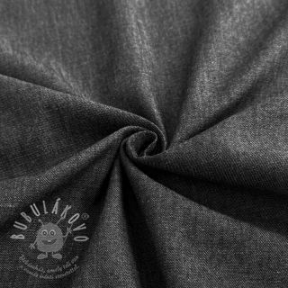 Bavlněná látka JEANS Chambre black