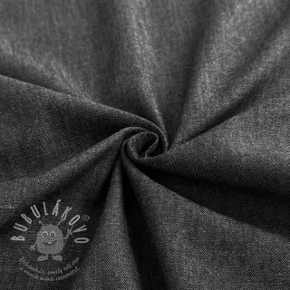 Bavlněná látka JEANS Chambre black