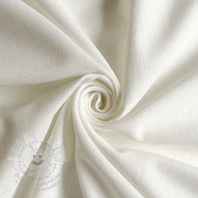 Bavlněná látka se lnem PREMIUM off white