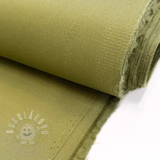 Bavlněná látka TWILL soft brushed lime