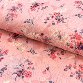 Bavlněná látka s příměsí Burny lovely pink