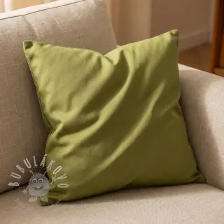 Bavlněná látka TWILL soft brushed lime