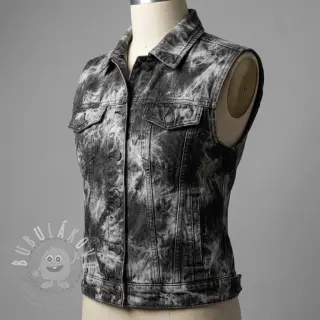 JEANS DENIM Tie -Dye 7,5 OZ black