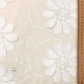 Bavlněná látka EMBROIDERY Bellagio cream