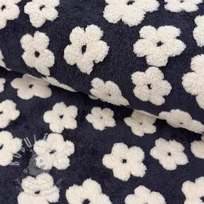 Kabátovina TEDDY Flower power off white
