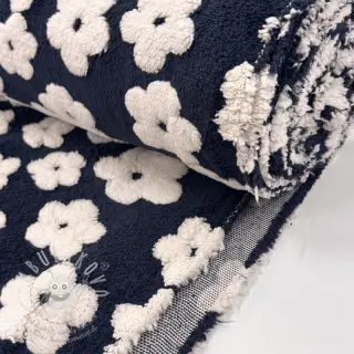 Kabátovina TEDDY Flower power off white