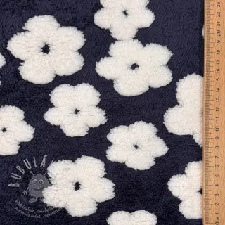 Kabátovina TEDDY Flower power off white