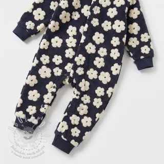 Kabátovina TEDDY Flower power off white