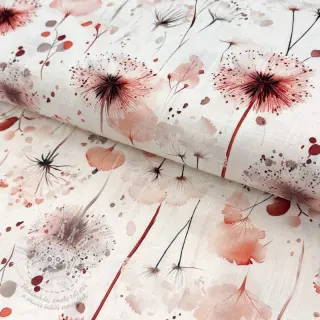 Viskóza se lnem Flower sea design C